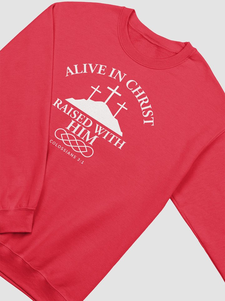 Alive in Christ, Raised with Him – Resurrection Life Sweatshirt product image (14)