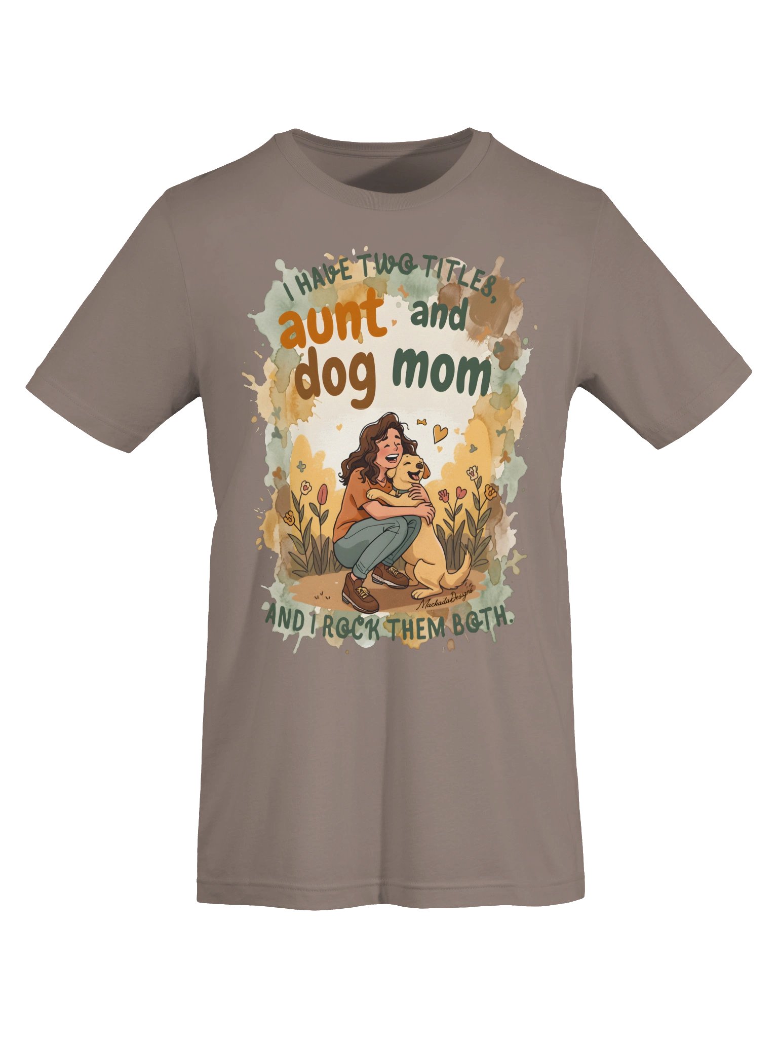 Aunt and Dog Mom Tee product image (105)