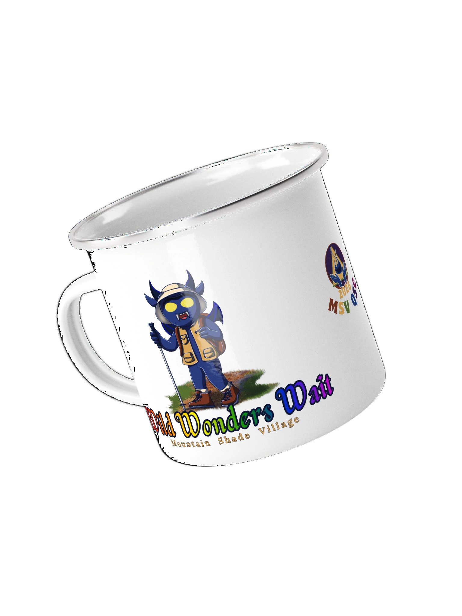 Wild Wonders Await Enamelware Mug product image (4)