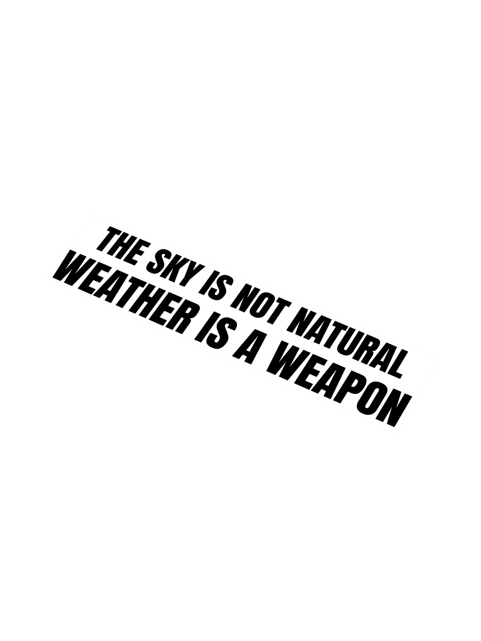 WEATHER IS A WEAPON — Mind Hack Slap product image (1)