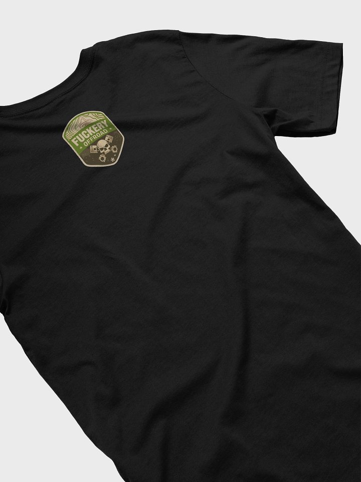 Unisex t-shirt with Eat Sleep Wheel Repeat product image (2)