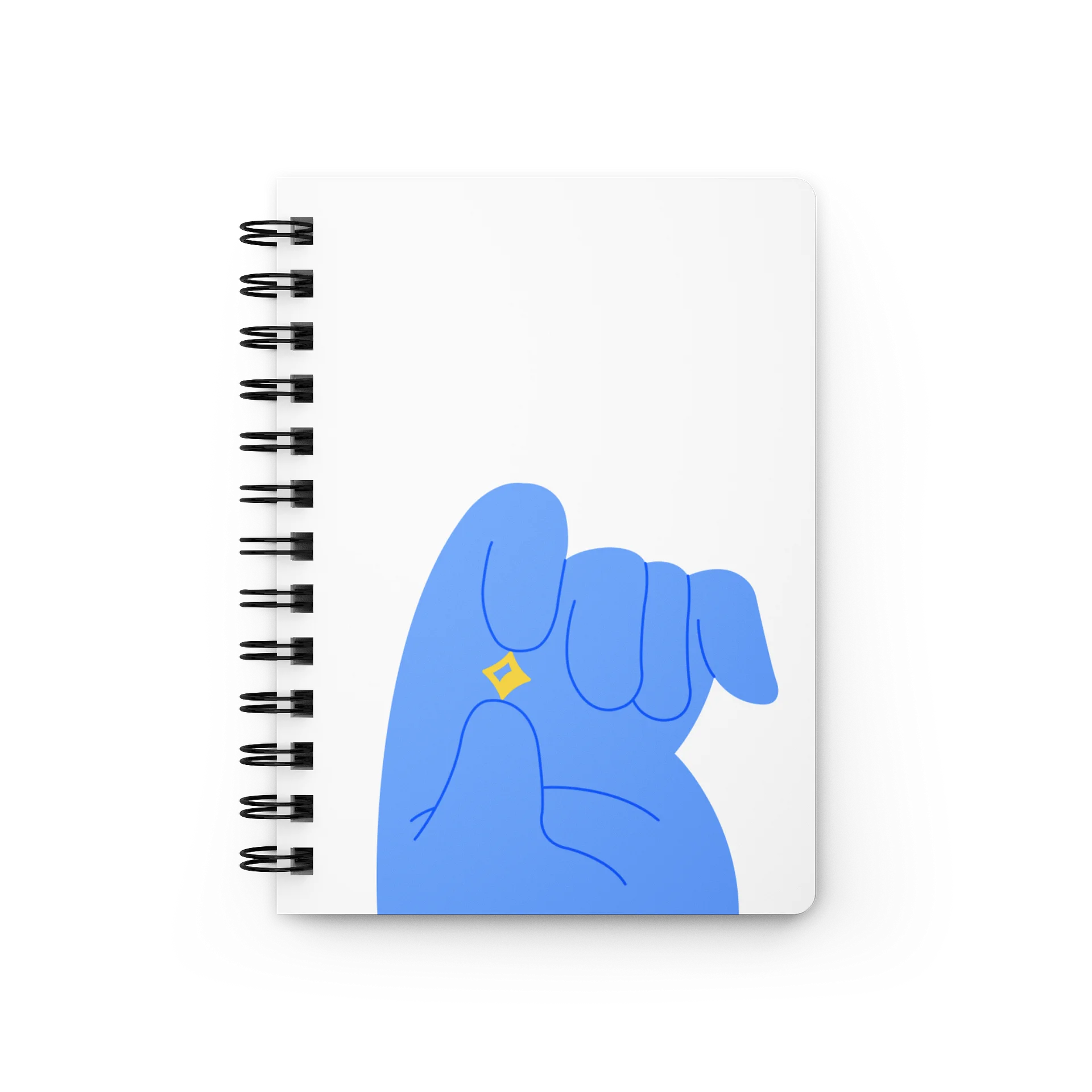 Blue Hand Journal product image (1)
