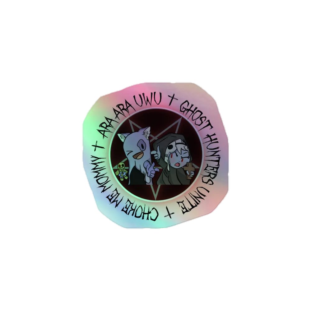 AraAra BooWoo - Ghost Hunters Unite Sticker product image (1)