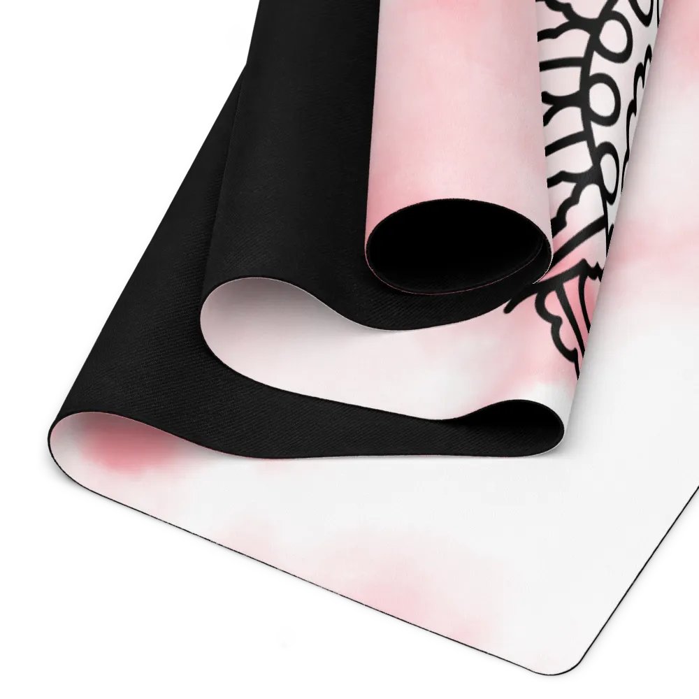 Pink Mandela Yoga Mat product image (1)