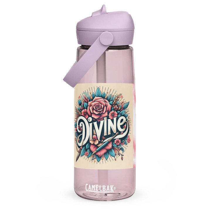 Divine Floral Elegance Water Bottle product image (1)