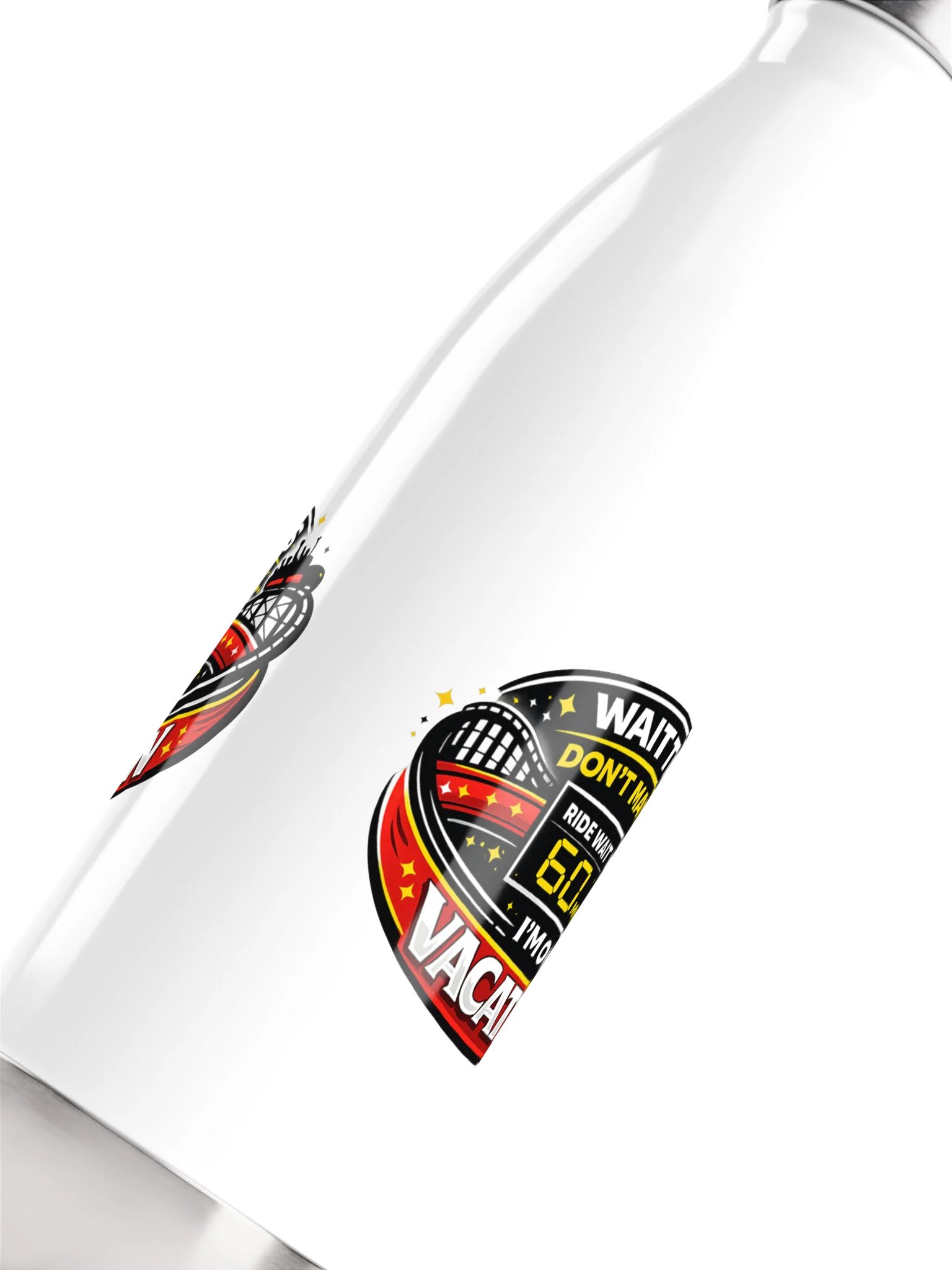 Wait Times Don't Matter Steel Water Bottle product image (5)