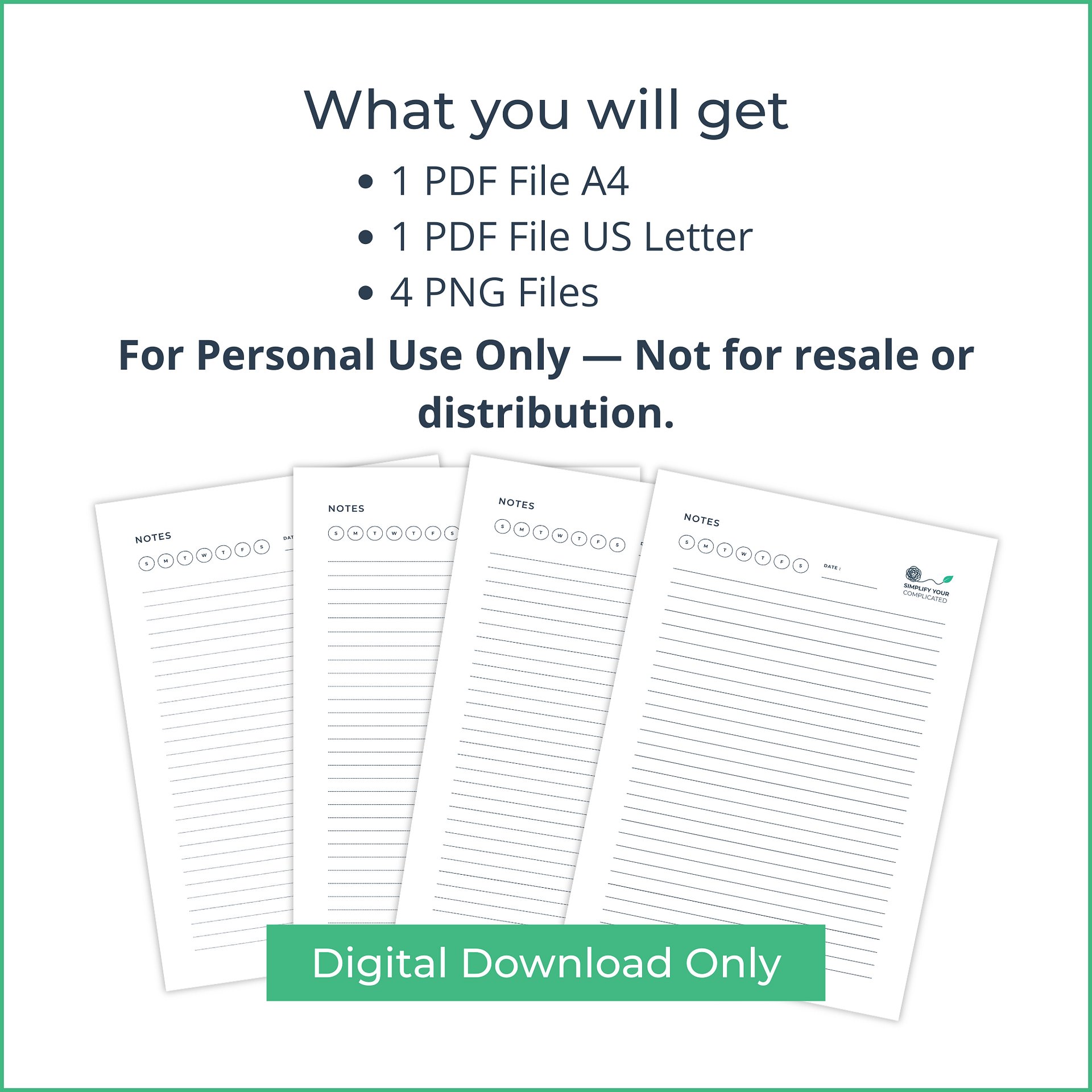 Daily Notes product image (5)