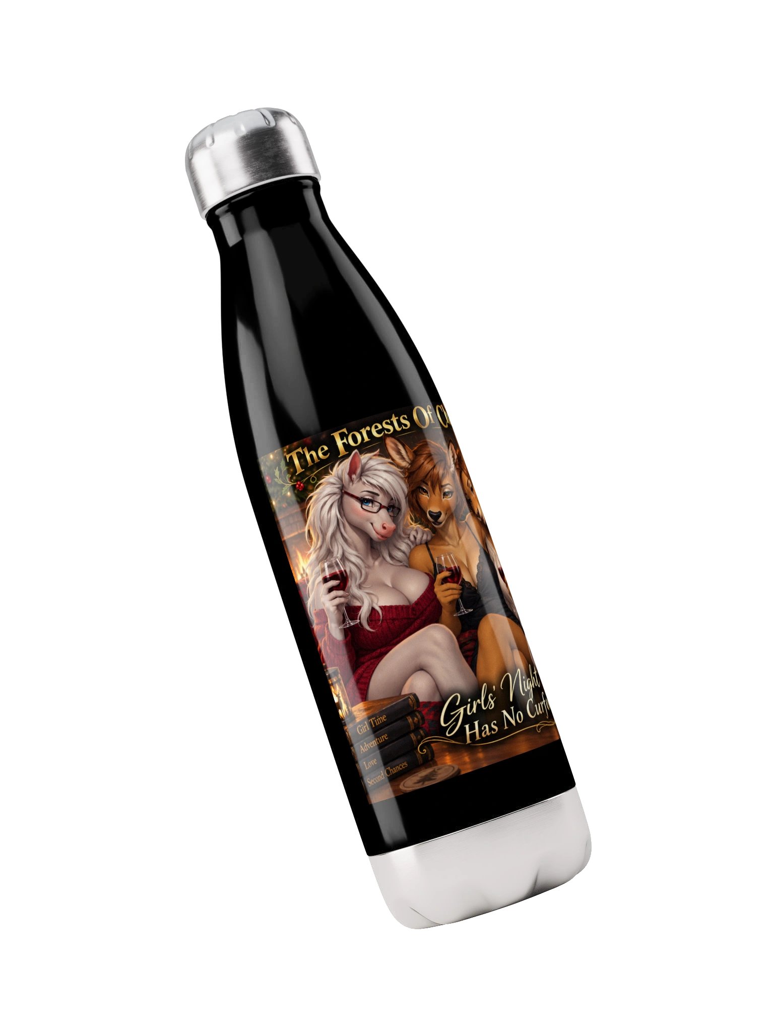 Girl's Night Jamestown Water Bottle. product image (3)