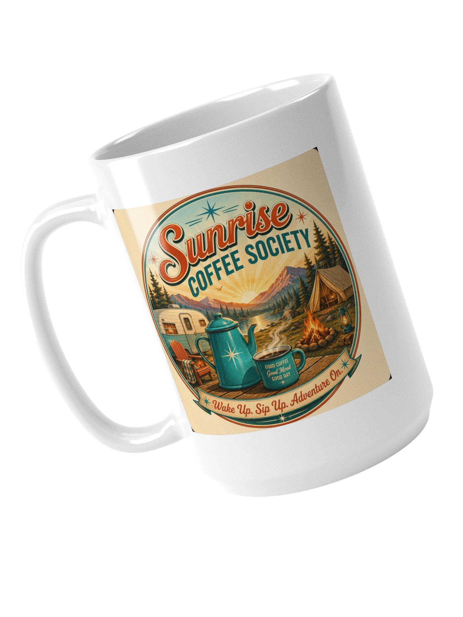 Sunrise Coffee Society™ 15 oz Ceramic Coffee Mug product image (5)