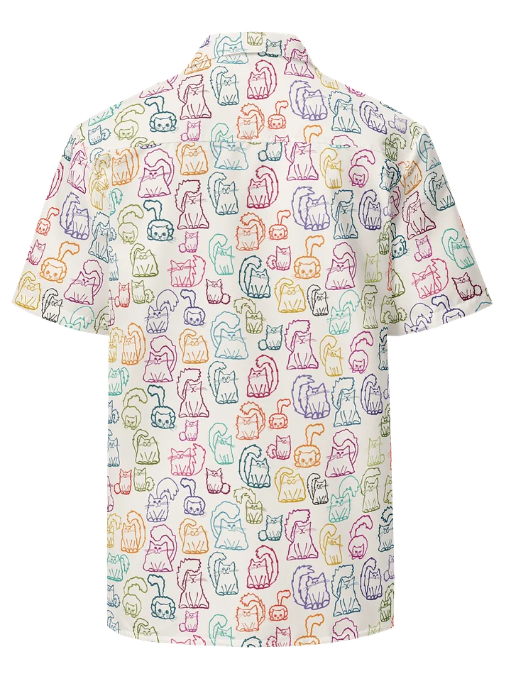 Lots-a-Kitties Oversized Button-Down Shirt product image (2)