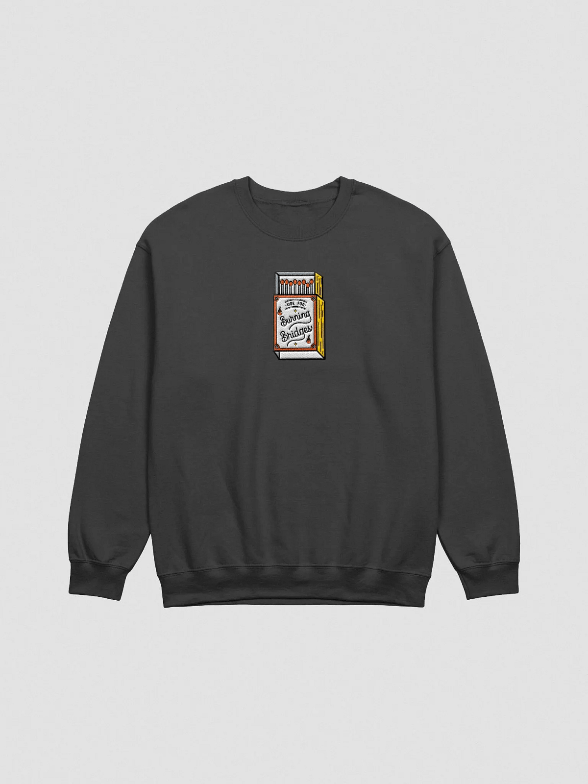 Burning Bridges Embroidered Sweater | Grace Calli Designs