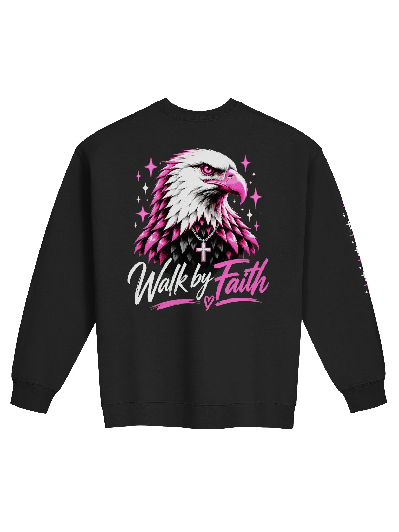 Walk by Faith Pink Eagle RBF Crewneck product image (2)
