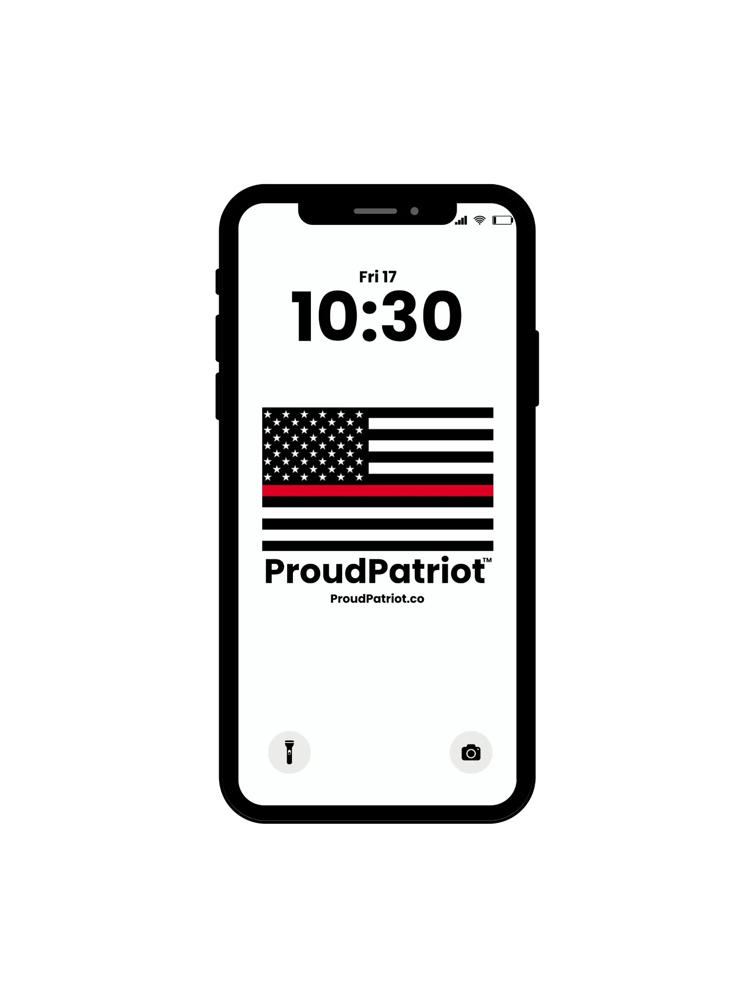 American Thin Red Line Proud Screensaver product image (1)