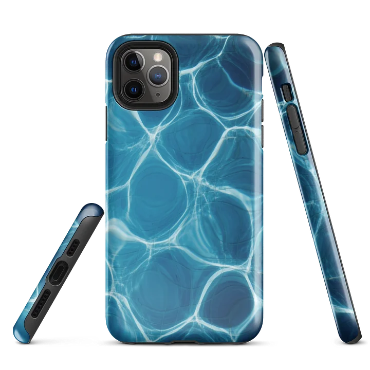 BLUE RIPPLED Iphone touch case product image (3)