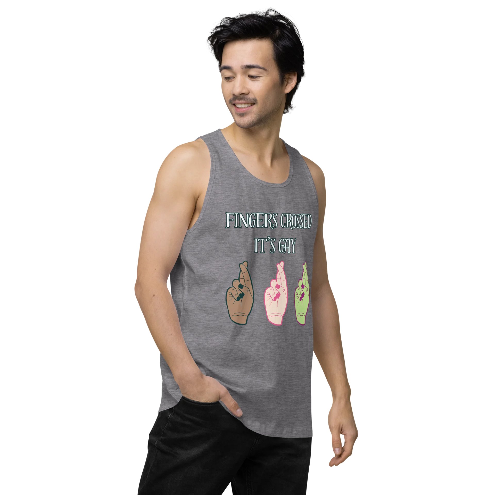 Fingers Crossed Tank Top product image (63)