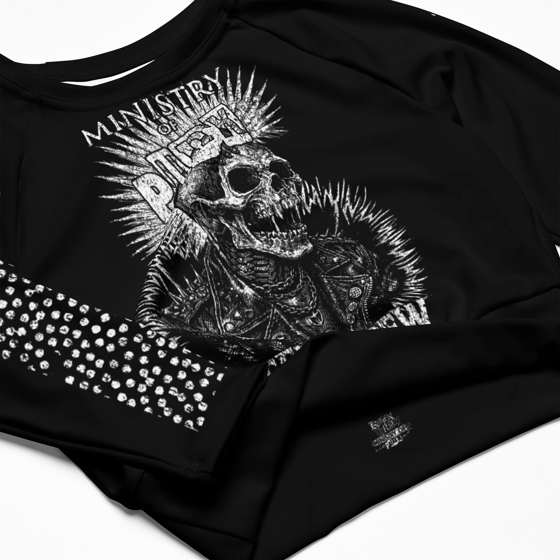 Punk Rotten L/S Crop Top product image (3)