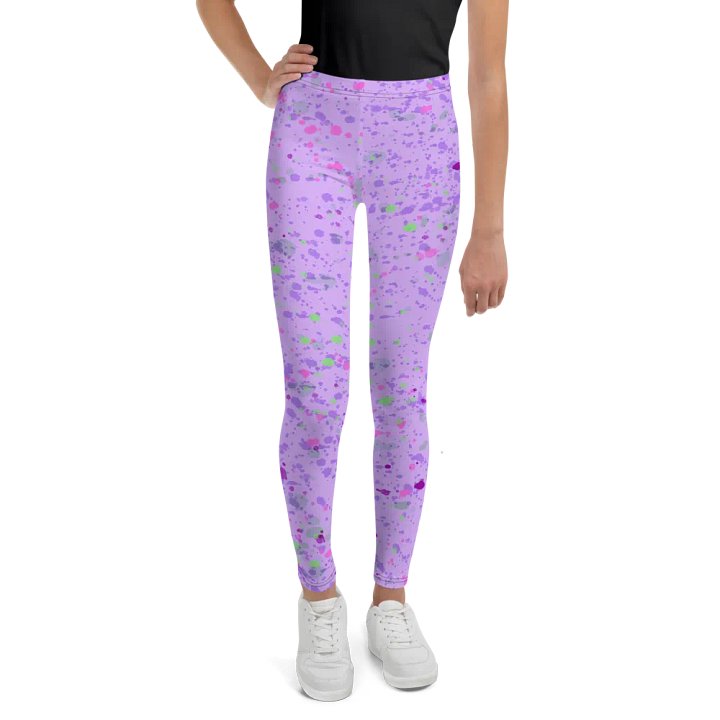 Youth Leggings - Lavender Splash product image (1)