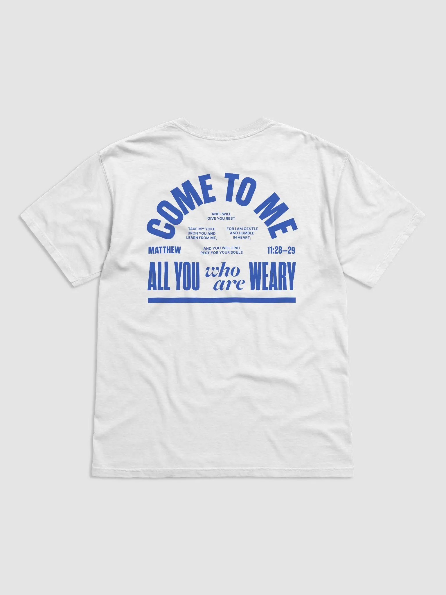 The Easy Yoke Tee | Matthew 11:28-29 product image (2)