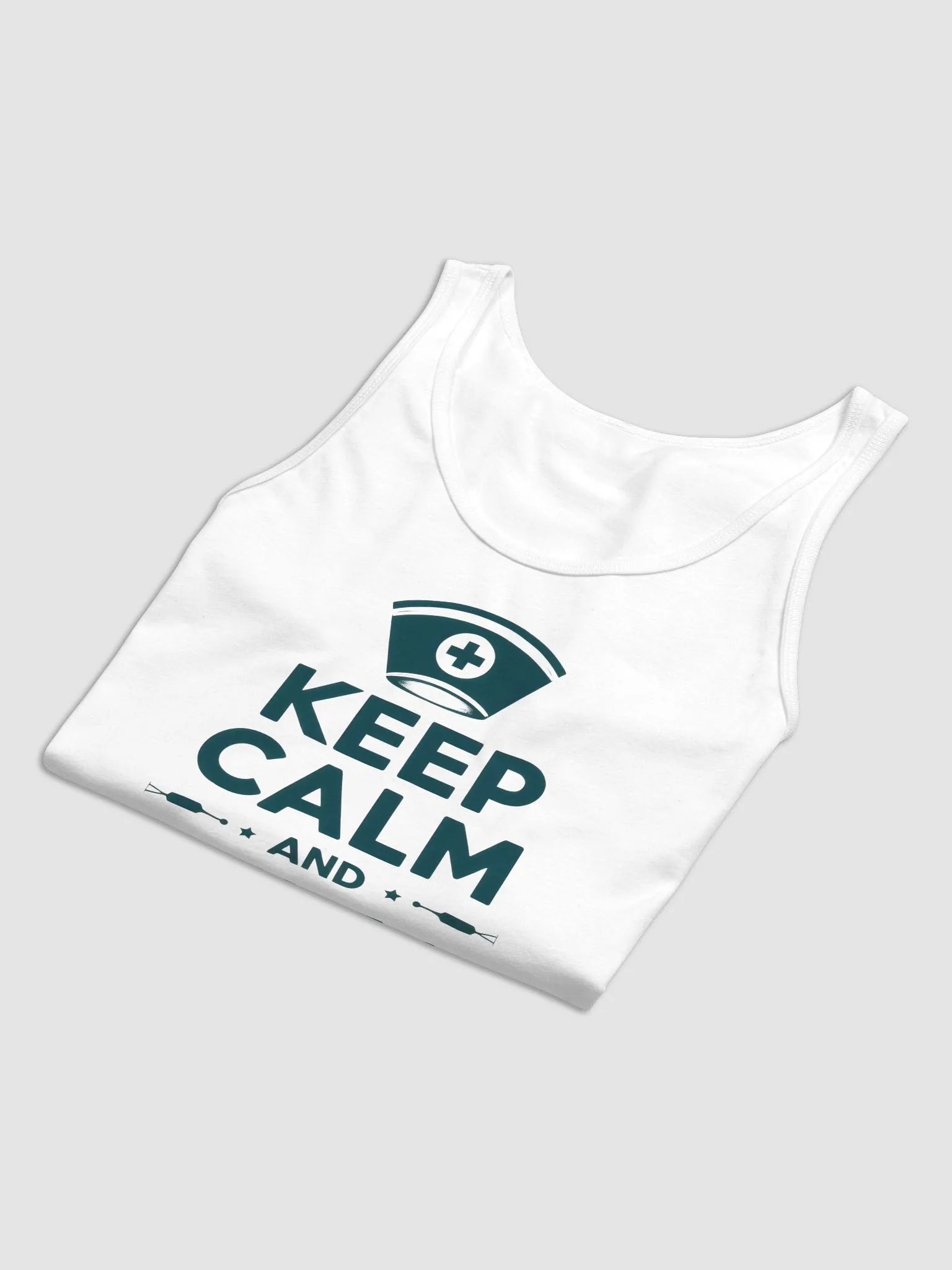 Nurse's Trust Jersey Tank, KEEP CALM AND TRUST A NURSE product image (9)