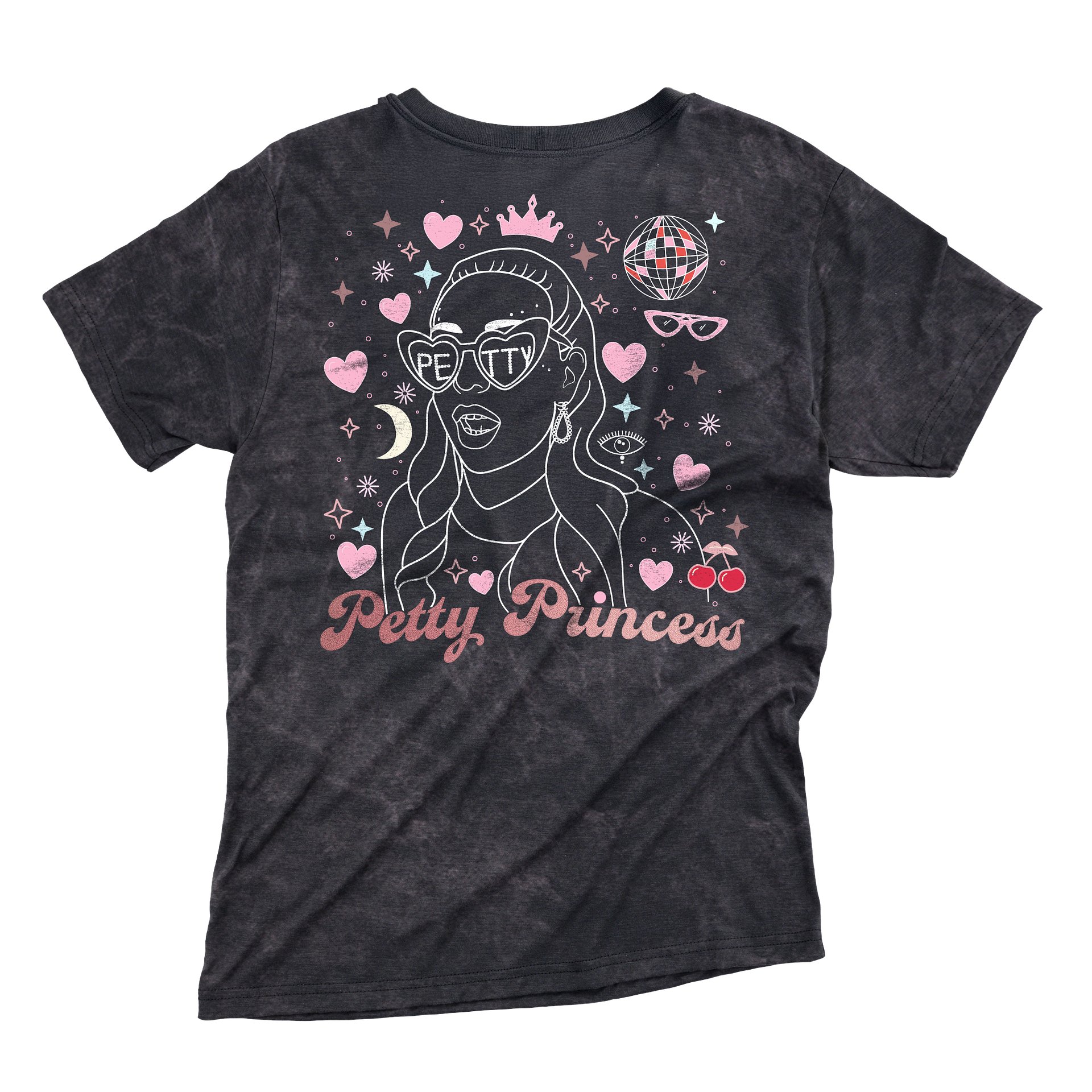 Petty Princess Pocket T-Shirt - Metallic Text product image (2)