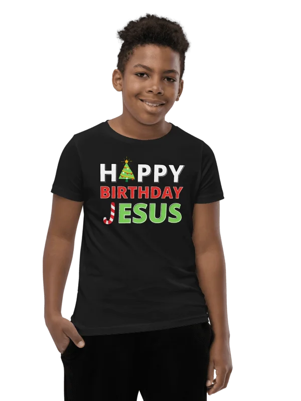 Happy Birthday Jesus Christmas Kids T-Shirt product image (9)