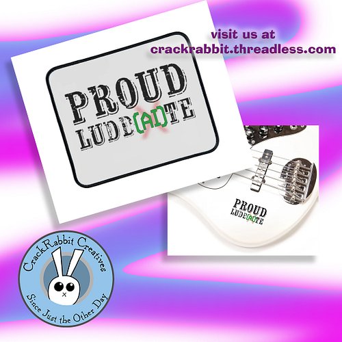Protest the end of humanity with our new Proud Ludd(AI)te design. 

#ProudLuddite #RejectAI #AuthenticCreativity #CrackRabbit...