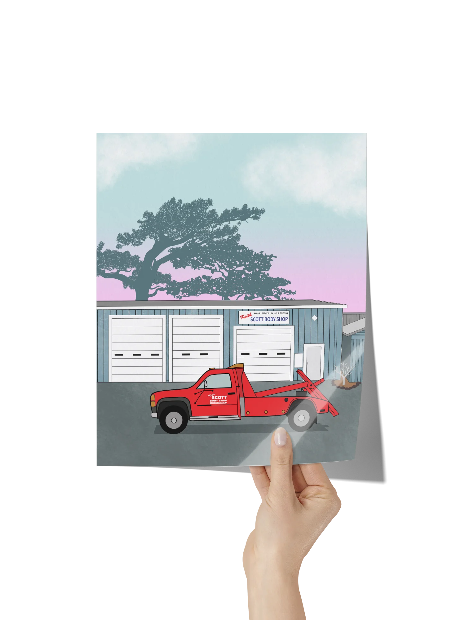 Keith Scott Body Shop - Poster/Metal Print product image (2)