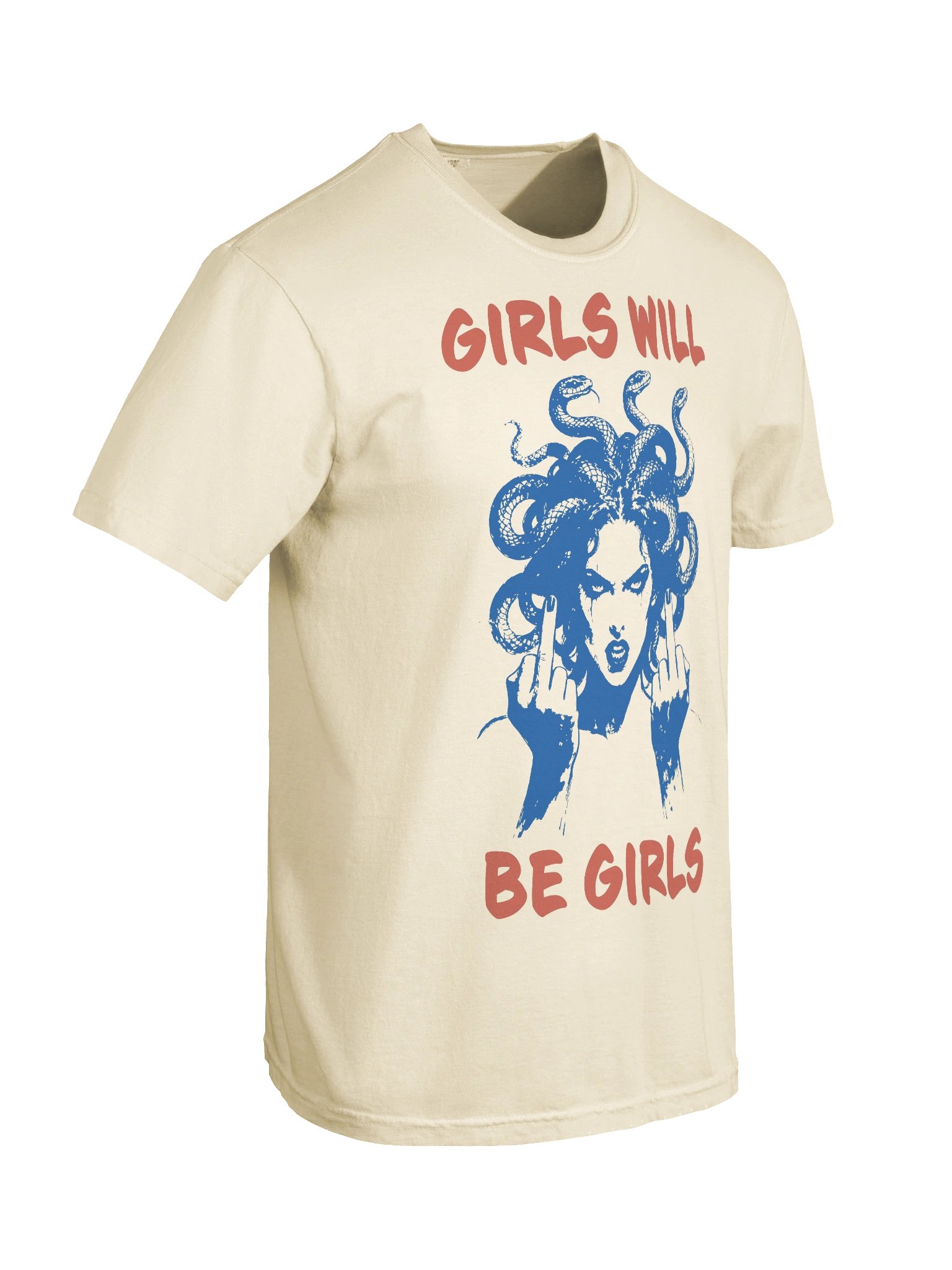 Girls Will Be Girls Middle Finger Medusa T-Shirt product image (43)
