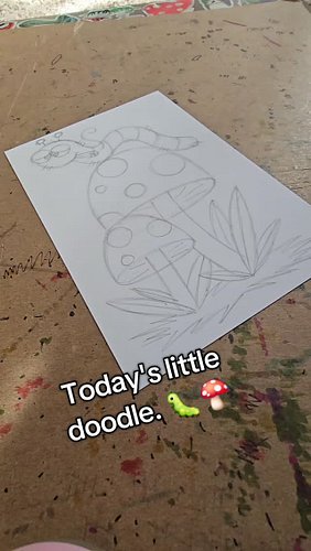 Day 116 of sharing my art. 🌈 

#artbydevan #devantheartist #handdrawn #cartoon #artist