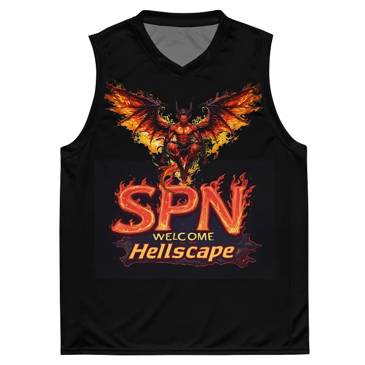 S.P.N Hellscape Unisex Basketball Jersey product image (2)