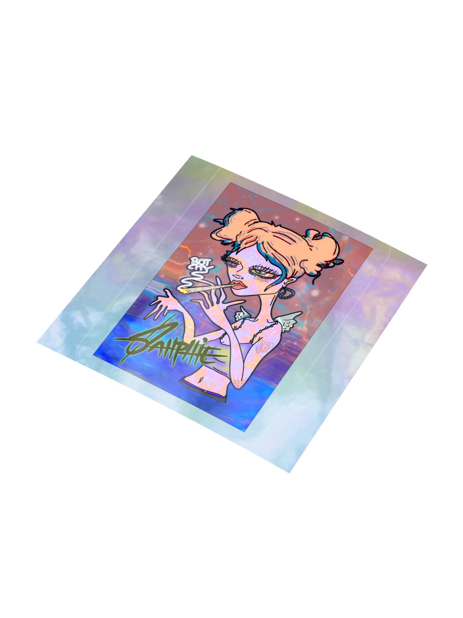 5 MORE MINS Holo Sticker product image (7)