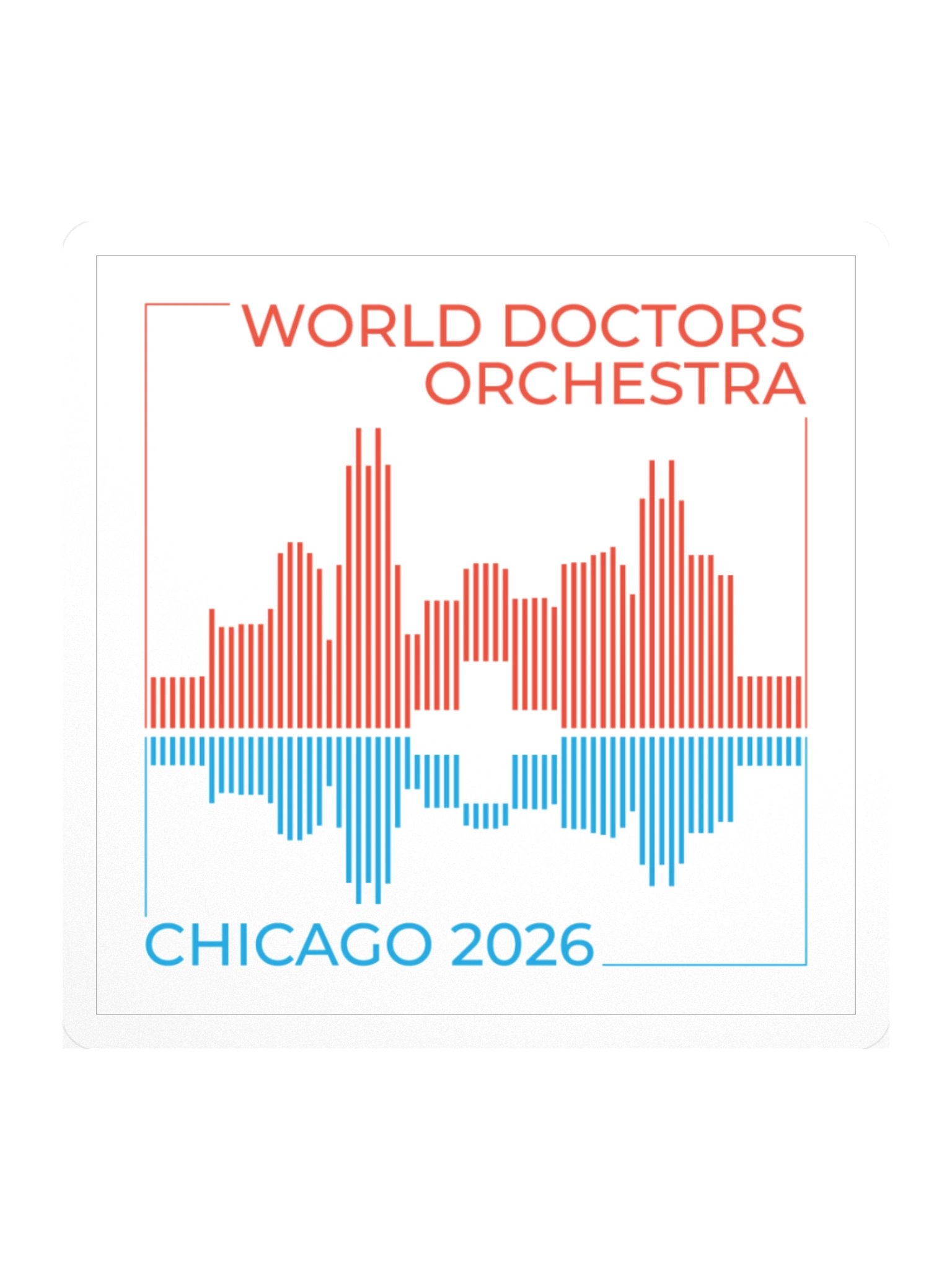 WDO Chicago Square Sticker product image (1)