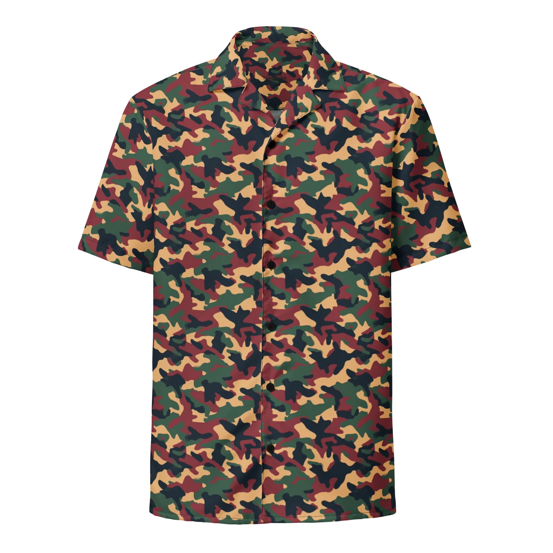 Autumn Camo Men’s Button-Up Shirt product image (1)