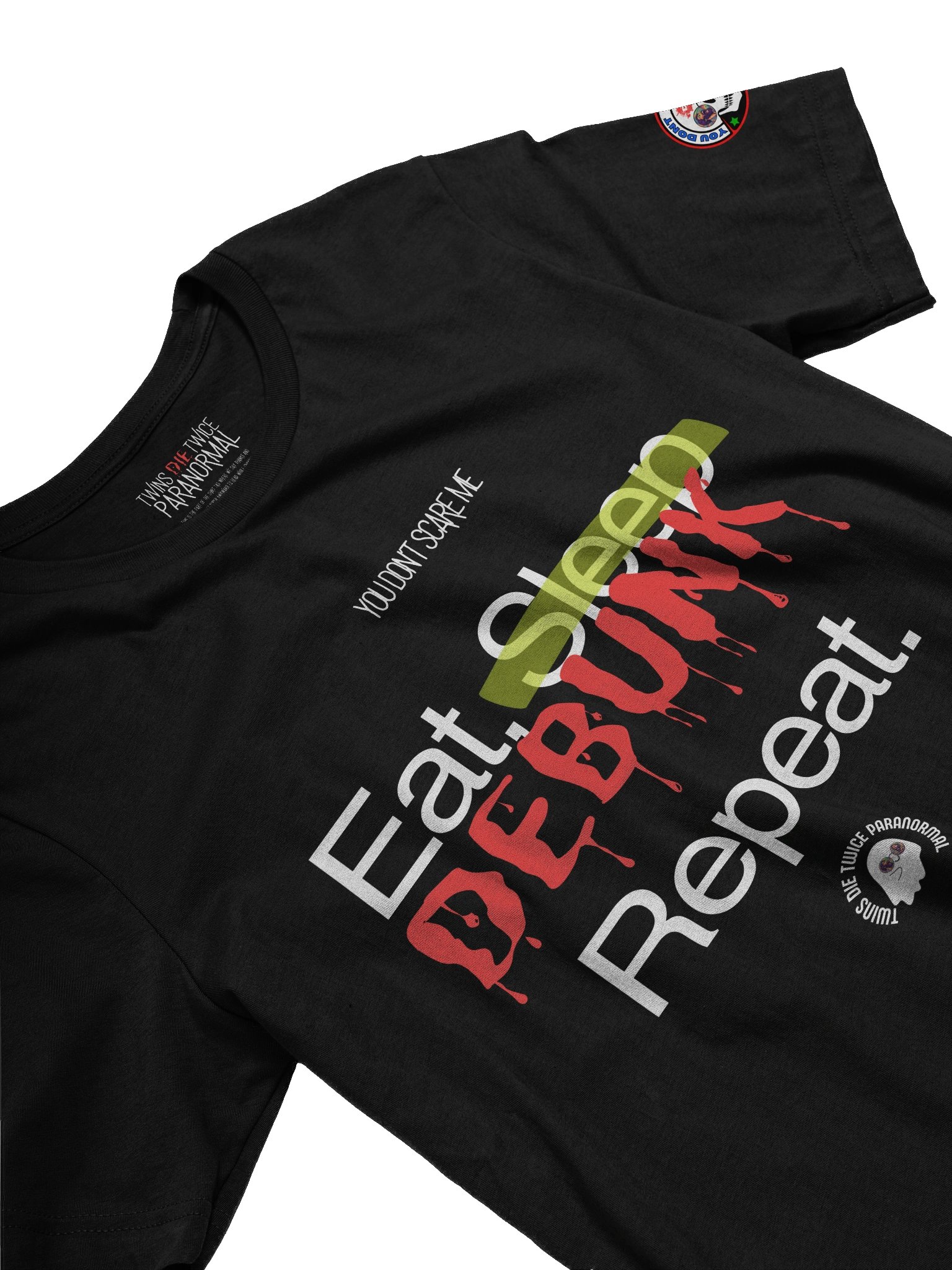 Eat. Sleep. DEBUNK. Repeat. (Dark Colors) Premium Tee product image (2)