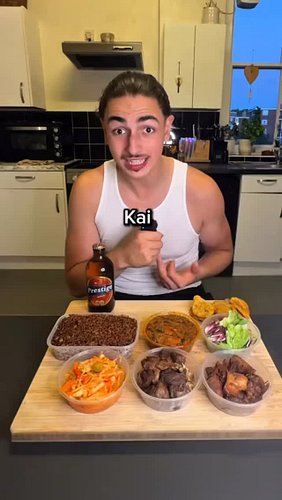 Eating Haitian food for the first time… and let’s just say they weren’t ready for those bold island flavors. 🇭🇹🔥 From the fir...