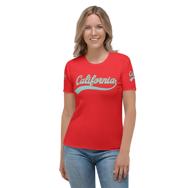 California Script Women’s Crew Neck T-Shirt product image (1)