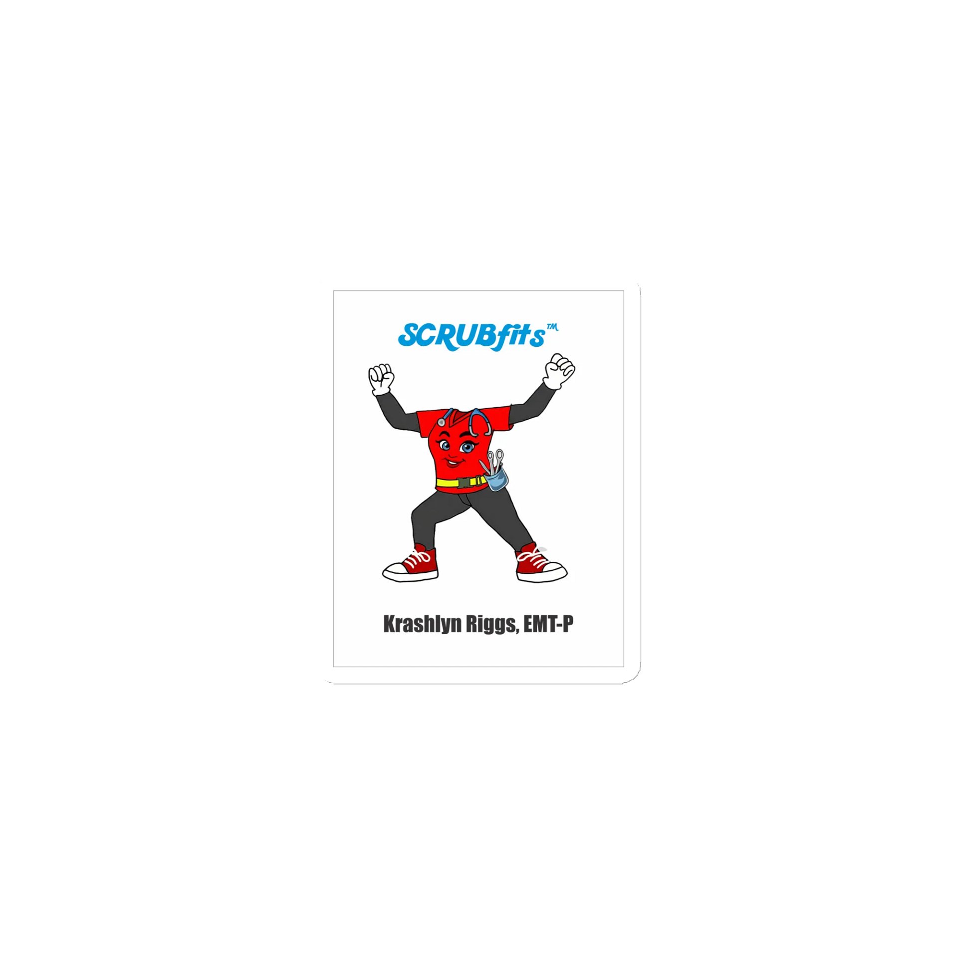 SCRUBfits™ Krashlyn Riggs, EMT-P Magnet product image (1)