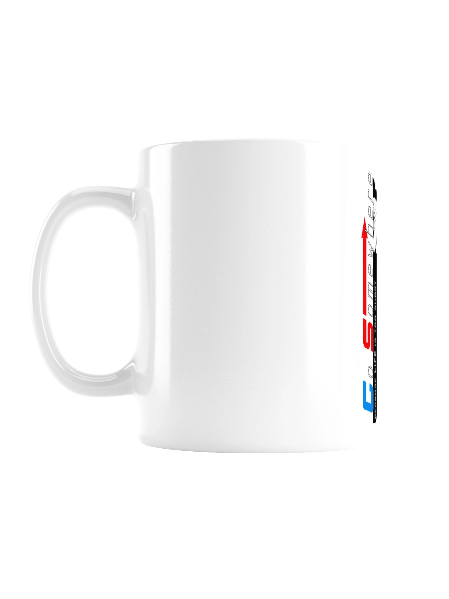 Quality Ceramic Mug | GS. Go Somewhere. Because life is too short. product image (4)