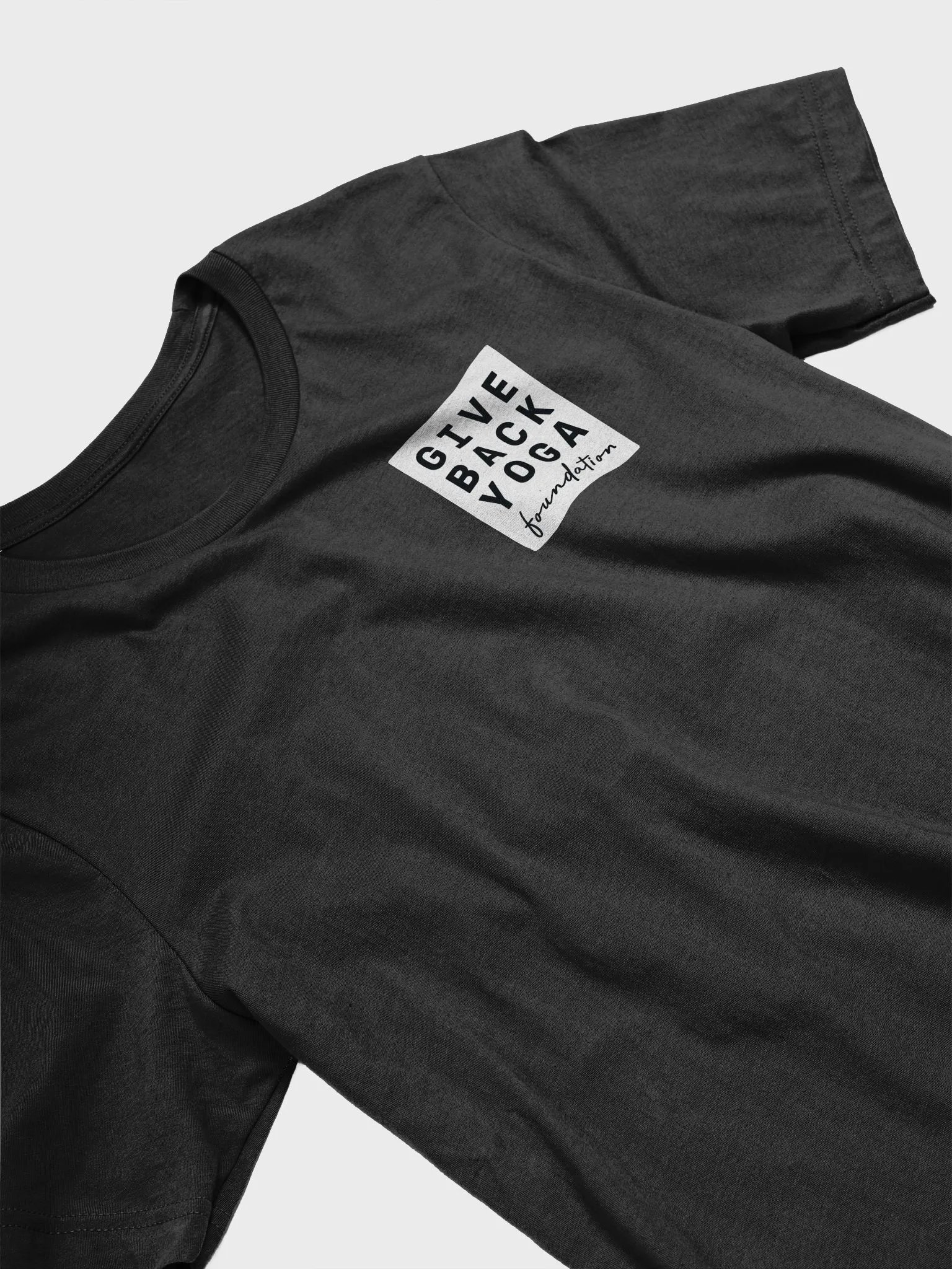 Give Back Yoga Tee - Black product image (3)