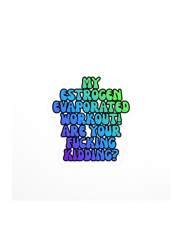Menopause Chaos Kiss Cut 4"x4" Vinyl Sticker product image (1)