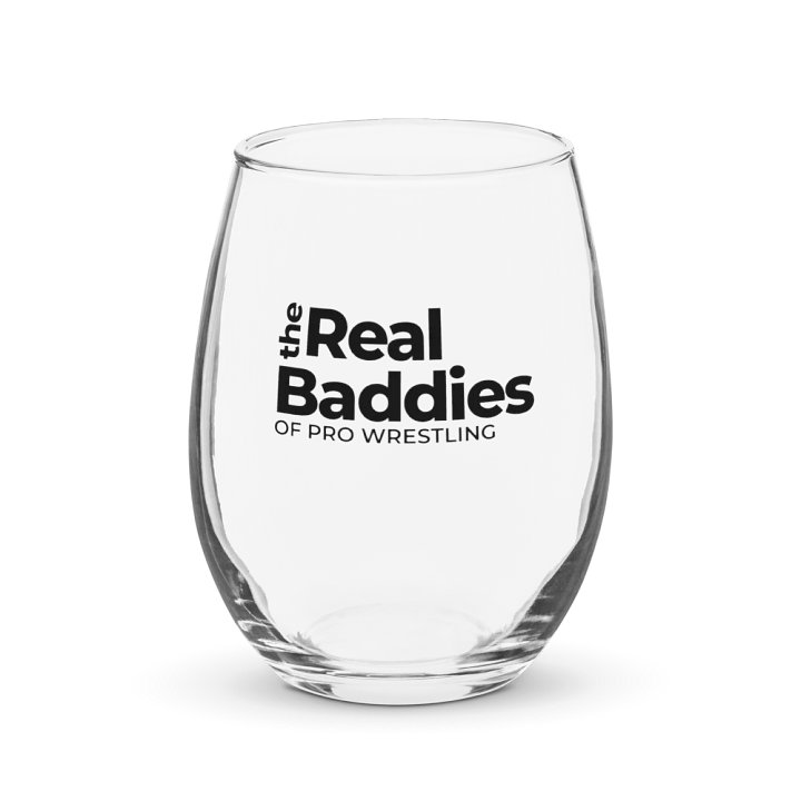 The Real Baddies of Pro Wrestling Wine Glass product image (1)