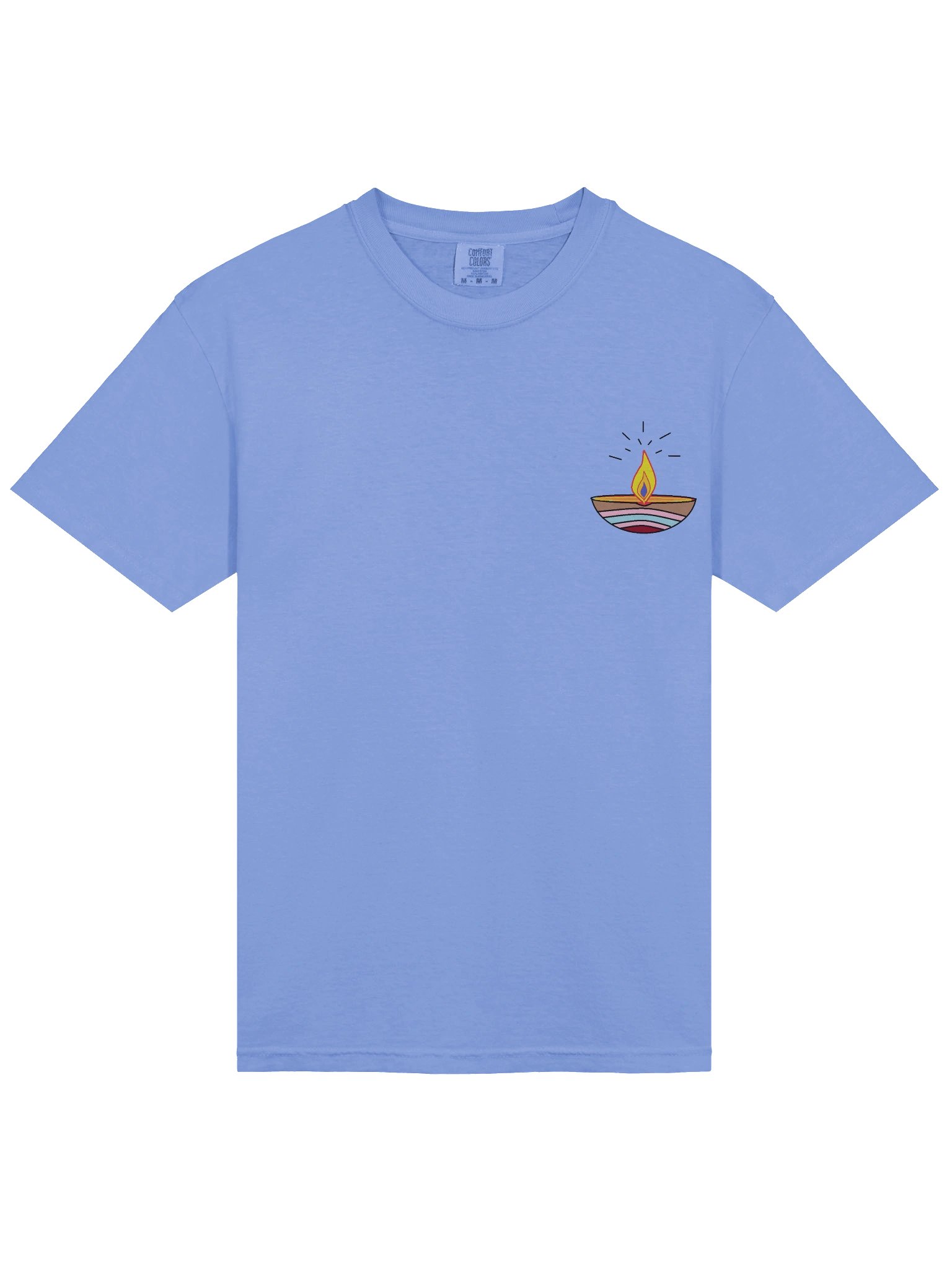 Festive Diya Comfort Tee product image (25)