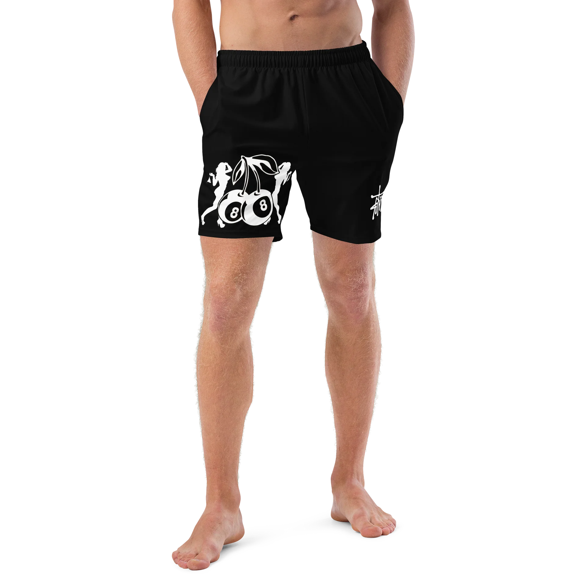 STUSSY 8-BALL SURFBOARD SHORTS SWIM TRUNKS product image (4)