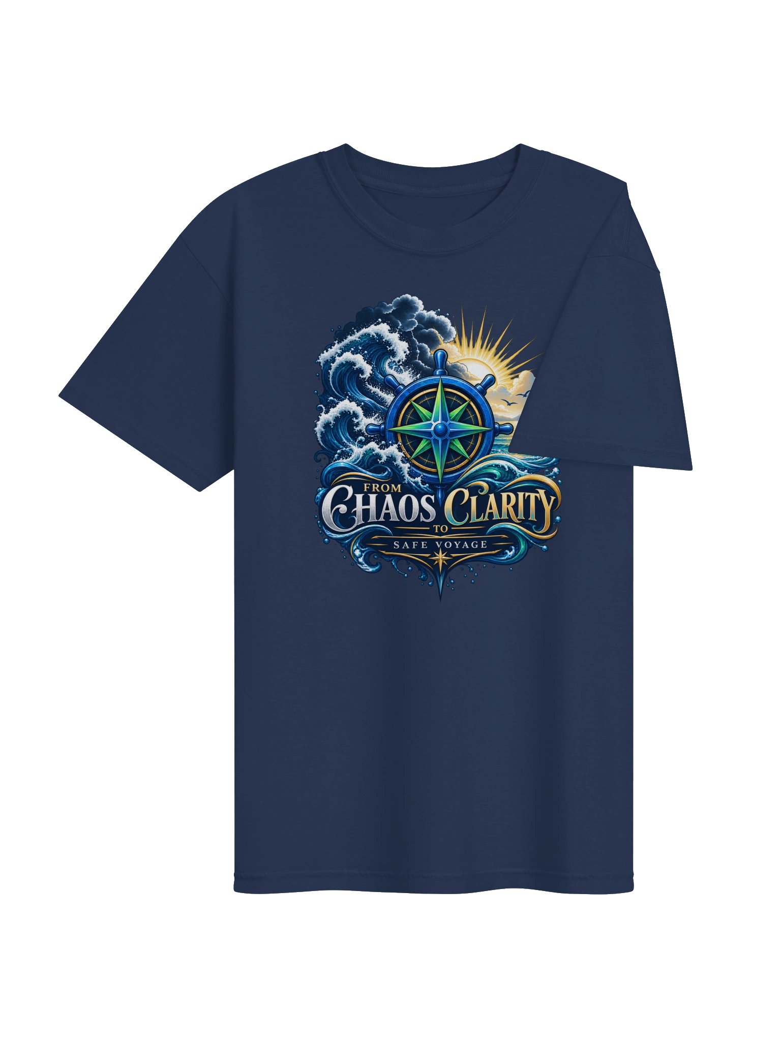 Artwork Basic T-shirt, crew neck product image (5)