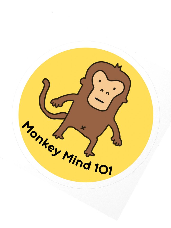 Monkey Mind 101 Logo Sticker product image (2)