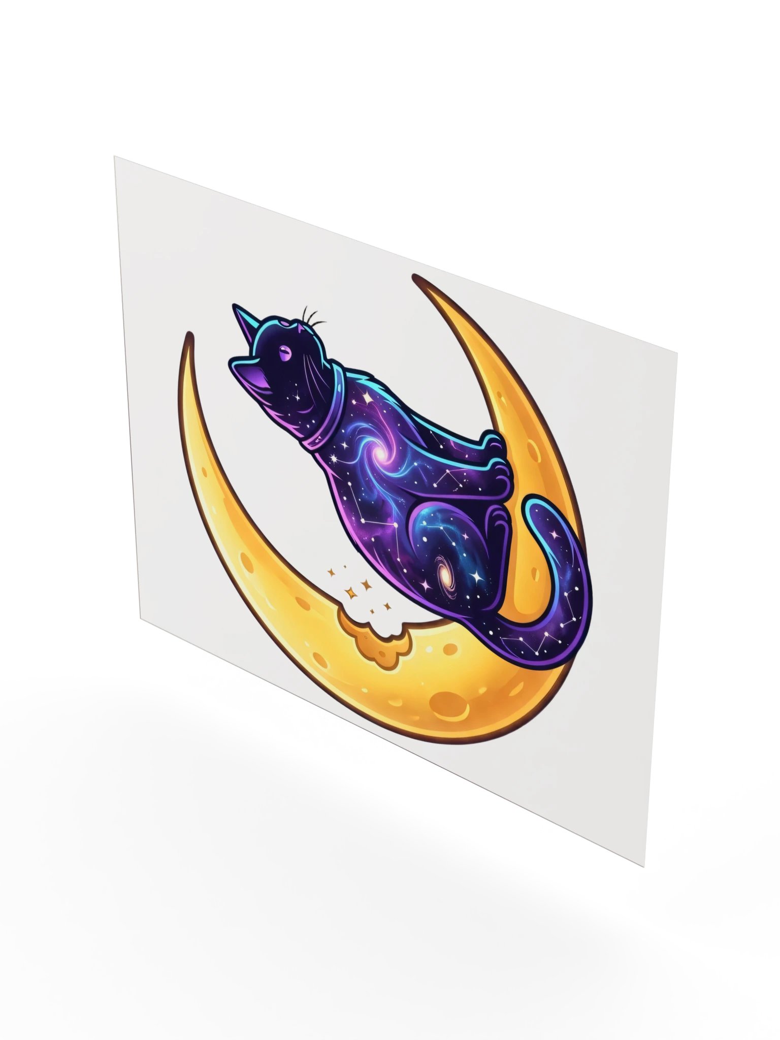 Moon Snack Cat Poster product image (22)