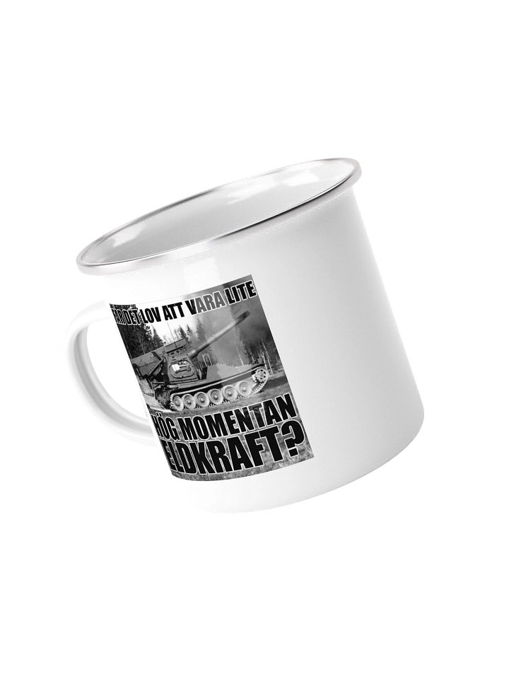 Får det lov att vara lite hög momentan eldkraft? -Bkan (Emaljmugg) product image (1)