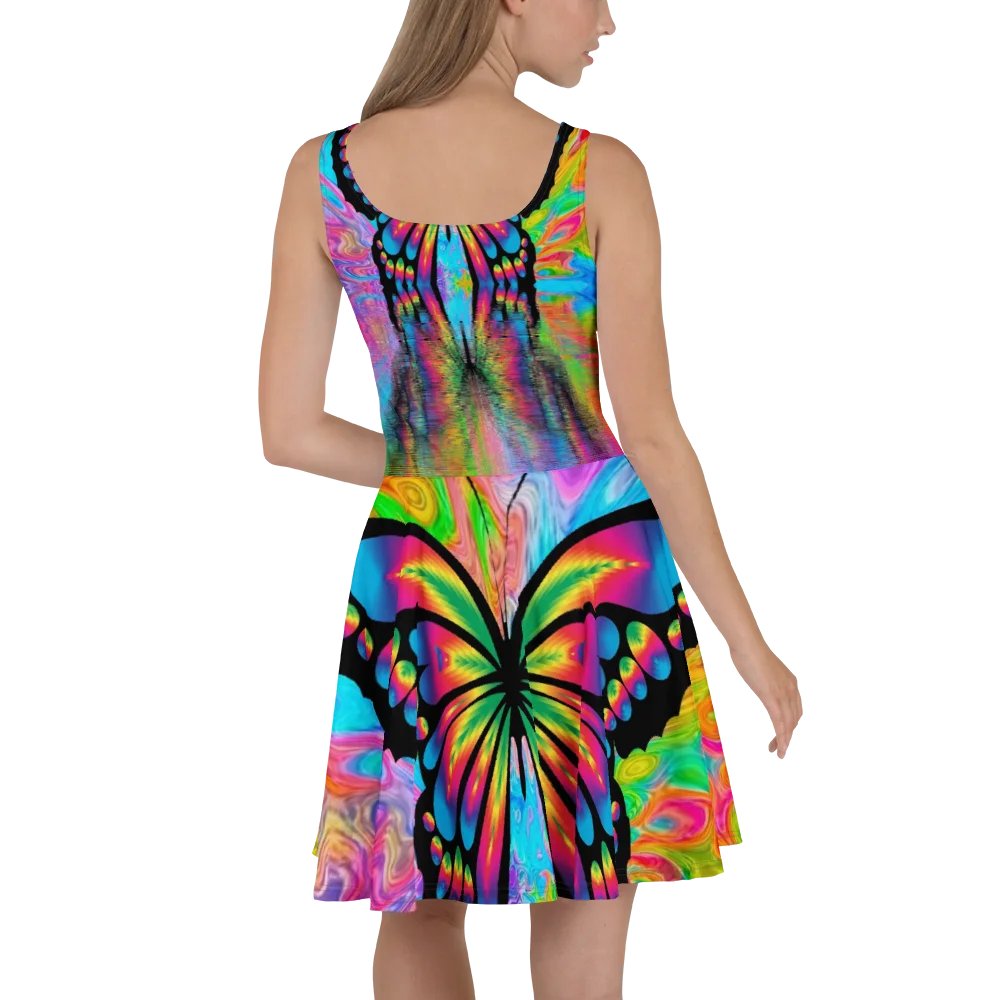 'Butterflies' Skater Dress product image (4)