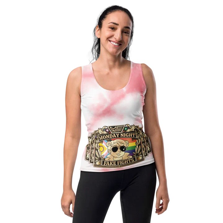 MNFF Title Belt Pink Tie Dye 