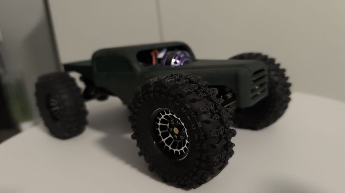 SCX24 Pickup Body shopped and trimmed product image (3)